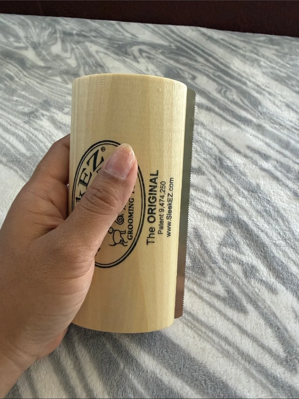 Original Dog Grooming Tool - Natural Wood